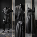 Women's Satin Lace Nightwear (3 Pcs)